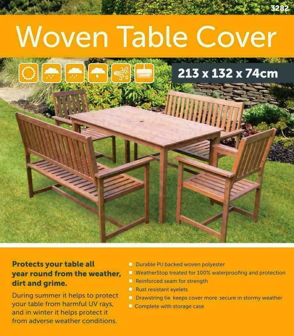 Garden Table Cover Waterproof Protector-213*132*74cm