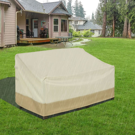 Waterproof Cover for 3-Seater Rattan Sofa, Durable Protection