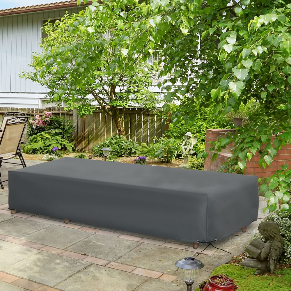 200x73cm Garden Furniture Cover with Water & UV Resistance