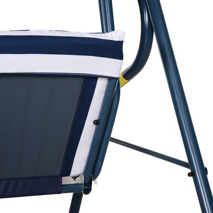 Steel 3-Seater Swing Chair with Canopy, Comfortable and Elegant