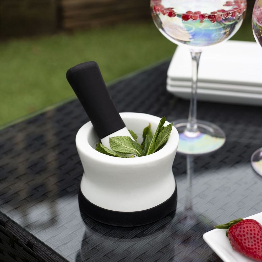 Ceramic Pestle and Mortar Set, Essential and Stylish