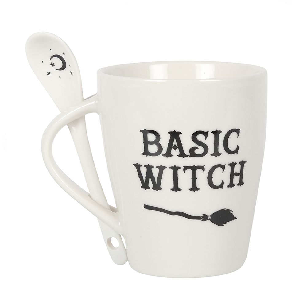 Basic Witch Mug and Spoon Set, Charming and Practical