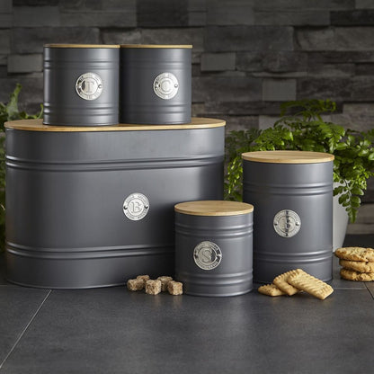 5-Piece Kitchen Canister Set, Elegant and Functional