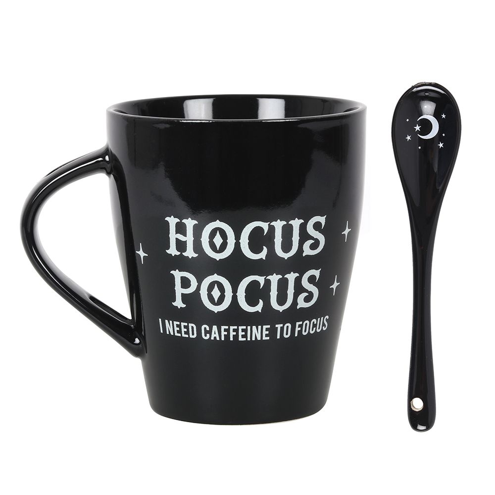 Hocus Pocus Mug and Spoon Set, Fun and Whimsical