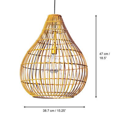 Outdoor Garden Hanging Solar Light with Pendant Lantern & Remote