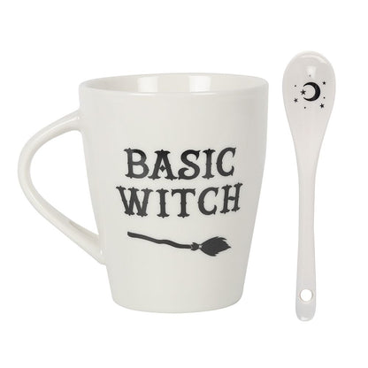 Basic Witch Mug and Spoon Set, Charming and Practical