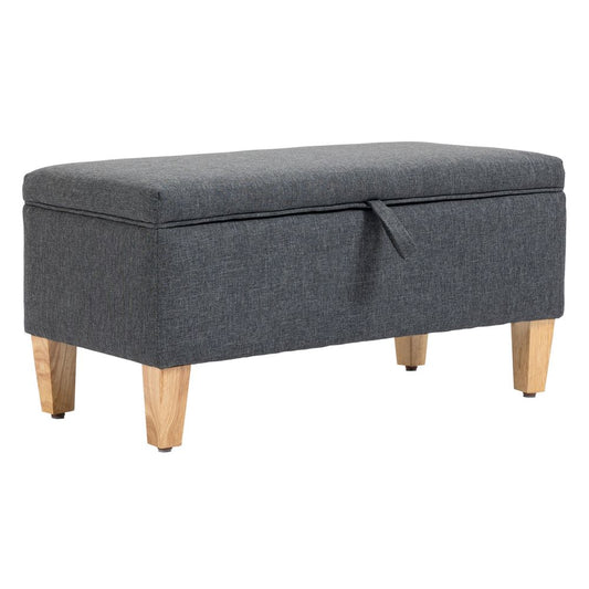 Linen Storage Ottoman Footstool for Toy Box, Bed End, Shoe Bench, Seating