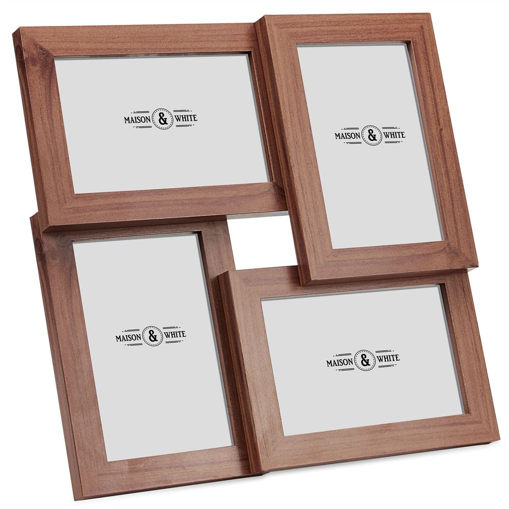 Multi Picture Aperture 6" x 4" Photo Frame Wood