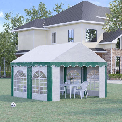 4x4m Marquee Gazebo – Party Tent with Double Doors for Weddings & Events