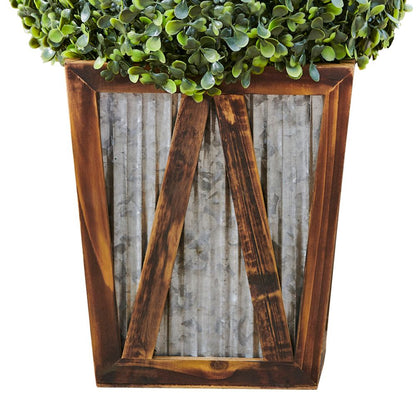 Pre-Lit Artificial Topiary Plant: Solar Light for Indoor & Outdoor Garden