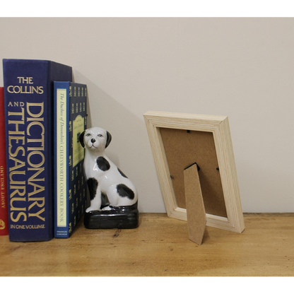 Set of Three Photo Frames with Wooden Edge, Stylish Display