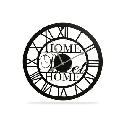 40cm Home Sweet Home Clock, Elegant and Warm