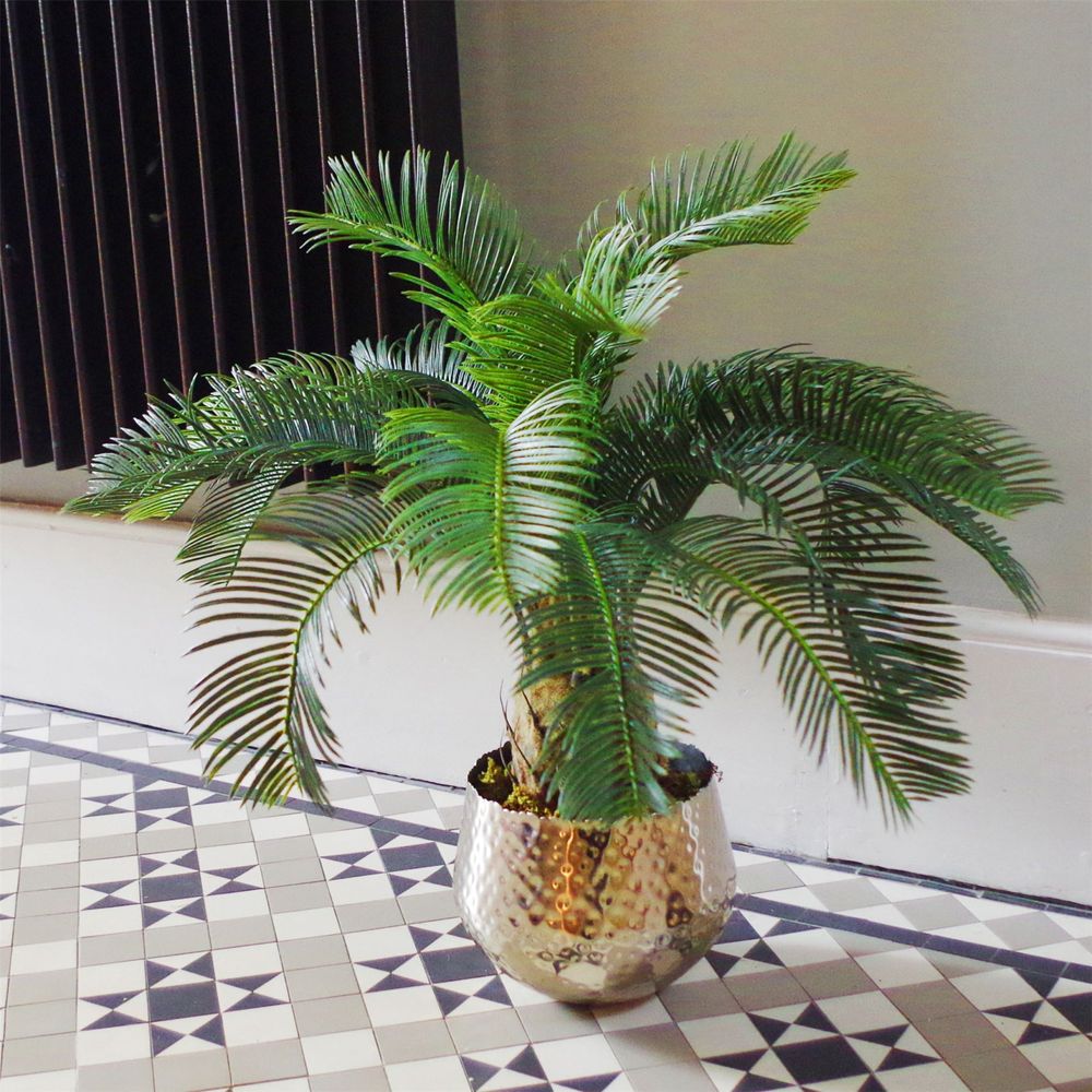 60cm Cycas Palm Plant, Artificial Tropical Tree, Lush Décor