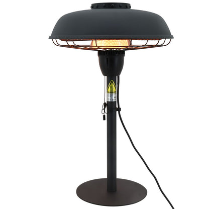 2.1kW Infrared Tabletop Patio Heater with 3 Heat Settings