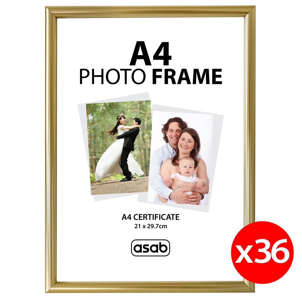 36XA4 Photo Frame GOLD