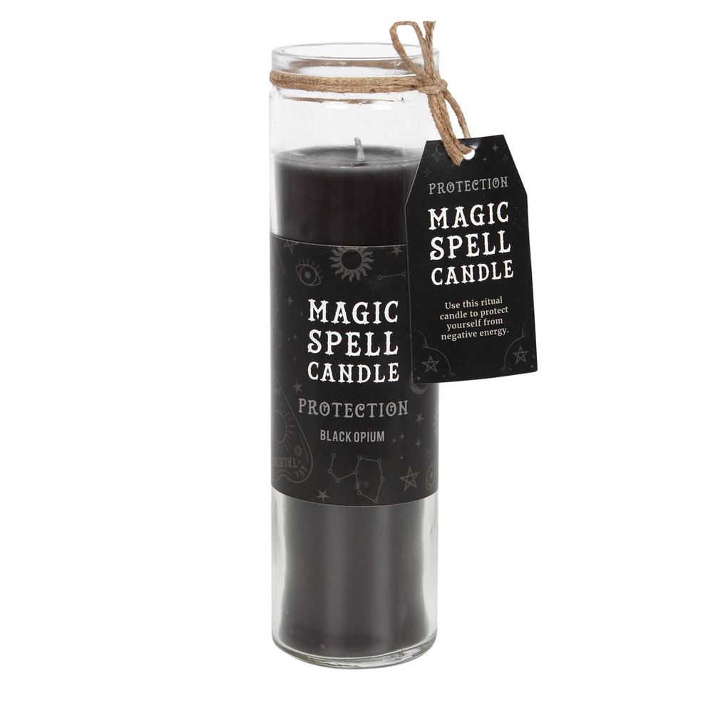 Opium 'Protection' Spell Tube Candle, Aromatic and Mystical