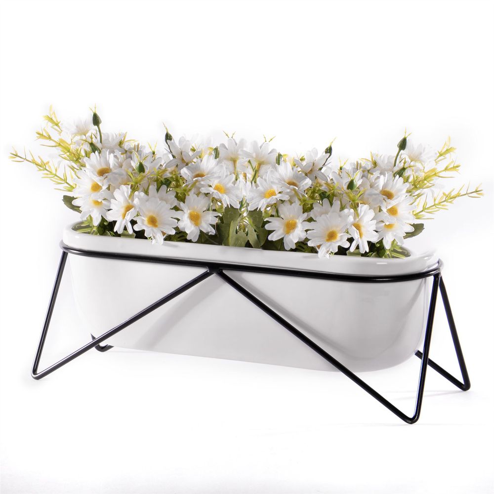 Oval Desktop Planter, Stylish and Compact