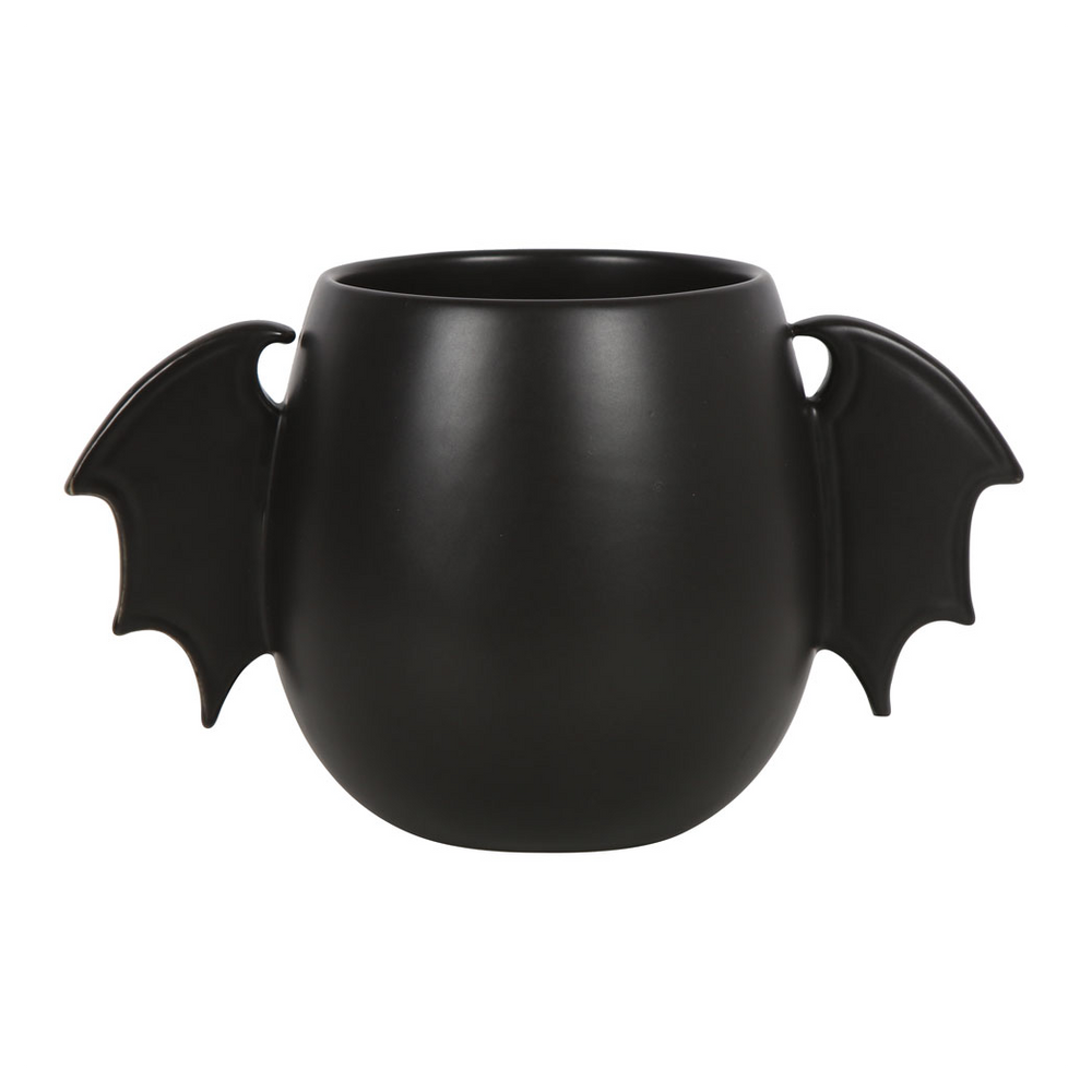 Bat Wing Rounded Mug, Spooky and Fun