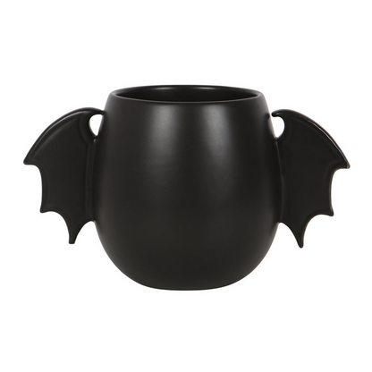 Bat Wing Rounded Mug, Spooky and Fun