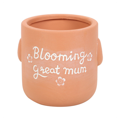 Blooming Great Mum Sitting Plant Pot Pal, Ideal Gift for Mum