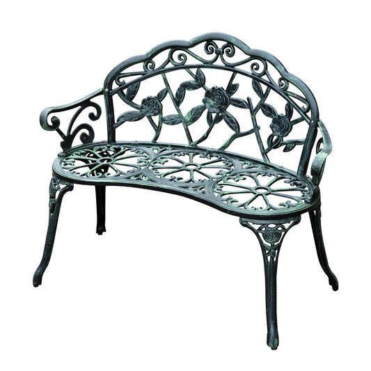 Cast Aluminium Garden Bench Patio Chair