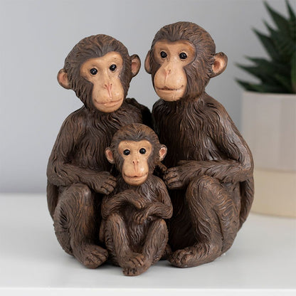 'Just The Tree Of Us' Monkey Family Ornament, Whimsical Décor