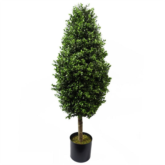 120cm UV-Resistant Buxus Ball Cone Artificial Tree for Outdoors