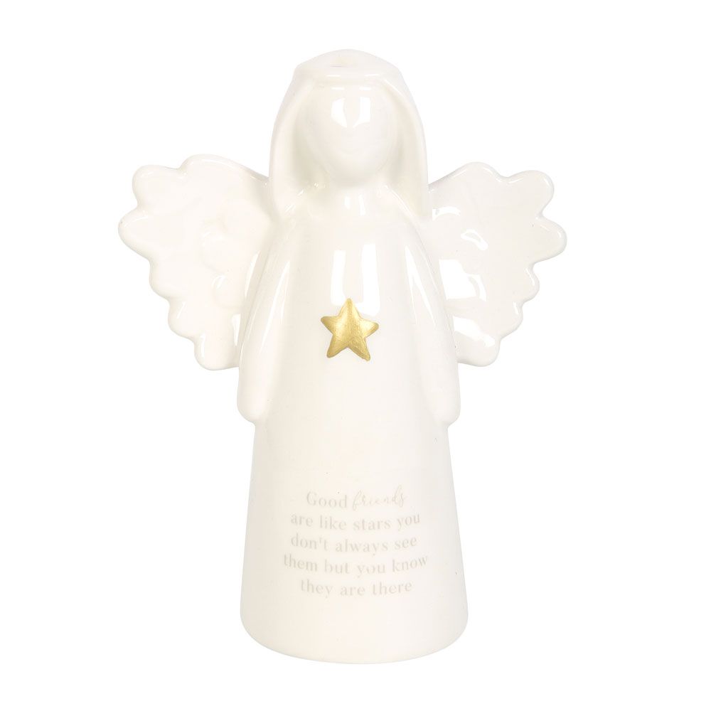 Good Friends Sentiment Angel Ornament, Heartwarming Décor