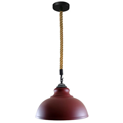 Vintage Industrial Curvy Metal Ceiling Pendant Lamp Lighting E27 Edison