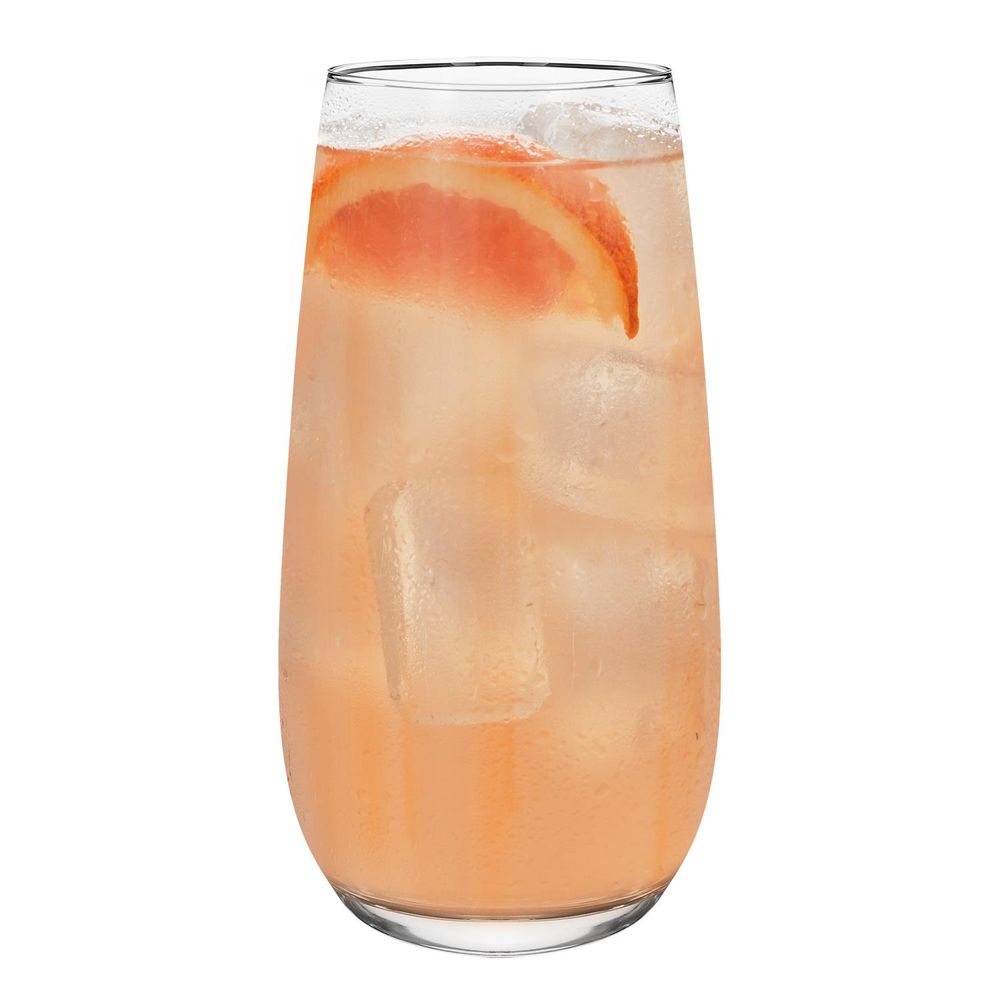 Set of 6 Esteem Highball Glass Tumblers - 490ml for Drinks, Traditional Style