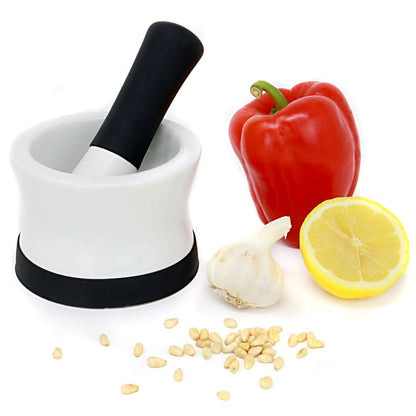 Ceramic Pestle and Mortar Set, Essential and Stylish