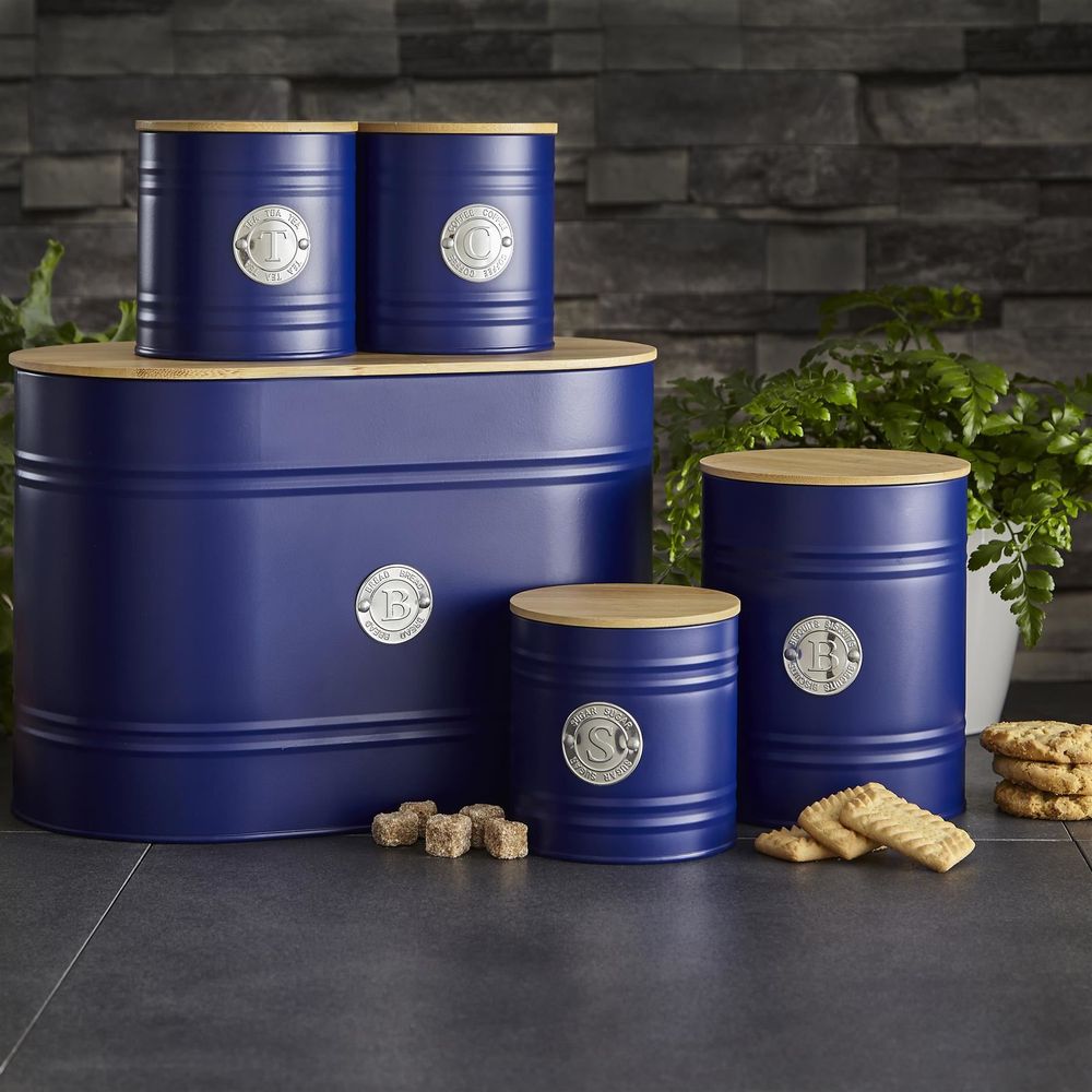 5-Piece Kitchen Canister Set, Elegant and Functional