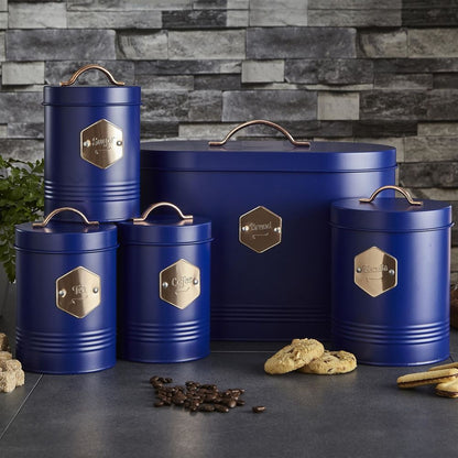 5-Piece Kitchen Canister Set, Elegant and Functional