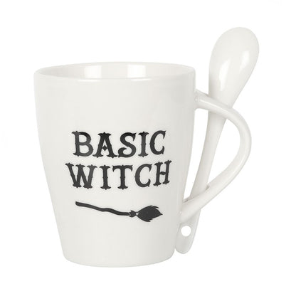 Basic Witch Mug and Spoon Set, Charming and Practical