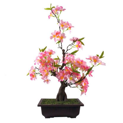 60cm Artificial Pink Blossom Bonsai Tree, Beautiful Decorative Plant