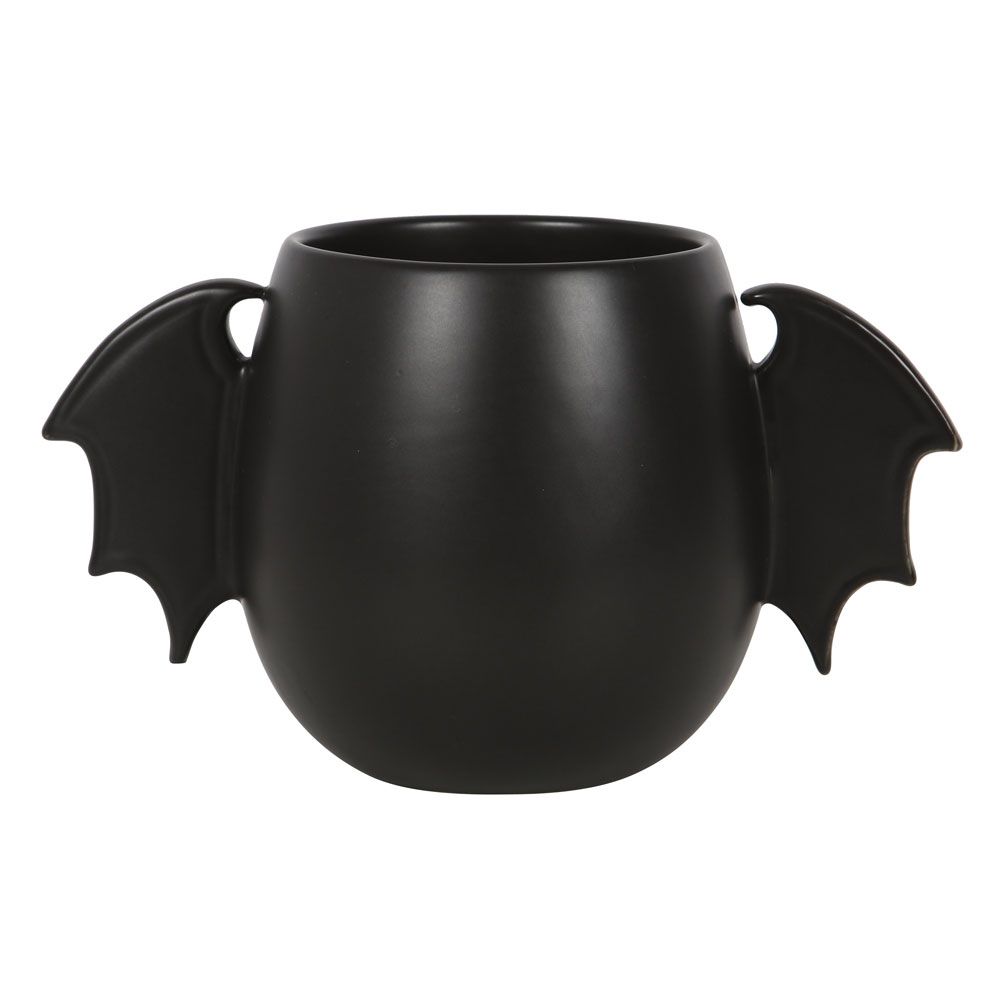 Bat Wing Rounded Mug, Spooky and Fun