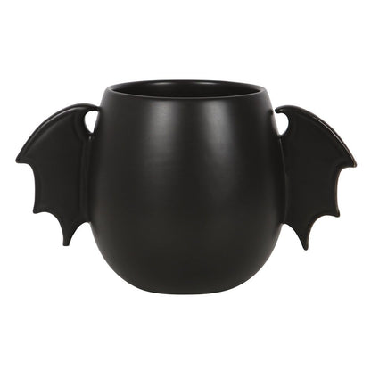 Bat Wing Rounded Mug, Spooky and Fun