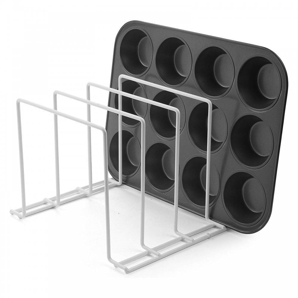 Kitchen Tray and Chopping Board Organiser Rack, Space-Saving Solution