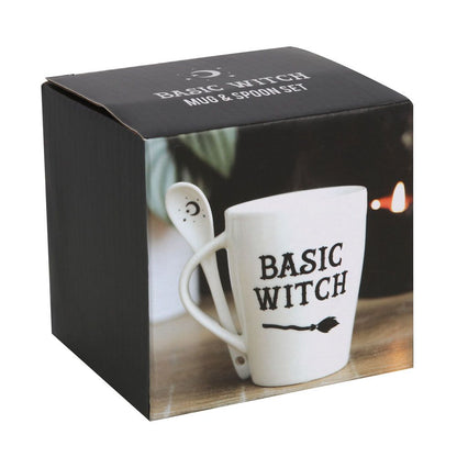 Basic Witch Mug and Spoon Set, Charming and Practical