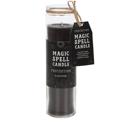 Opium 'Protection' Spell Tube Candle, Aromatic and Mystical