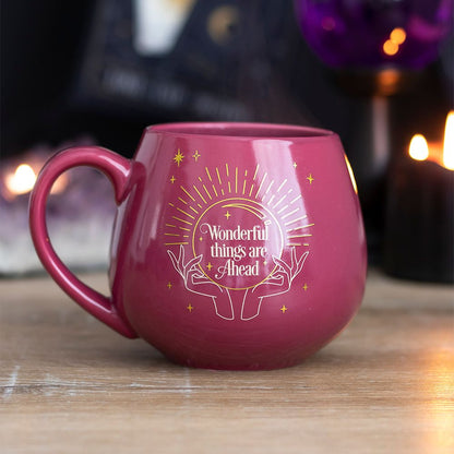 Pink Fortune Teller Mug with Colour Changing Feature, Magical Gift