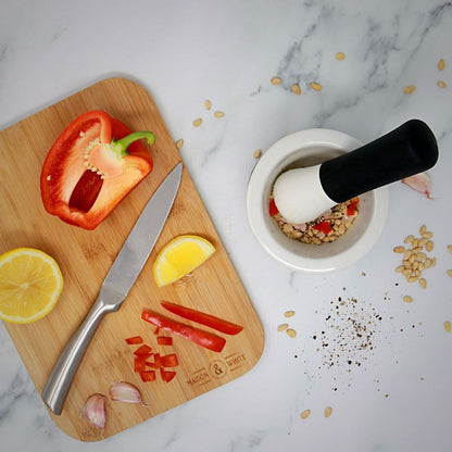 Ceramic Pestle and Mortar Set, Essential and Stylish